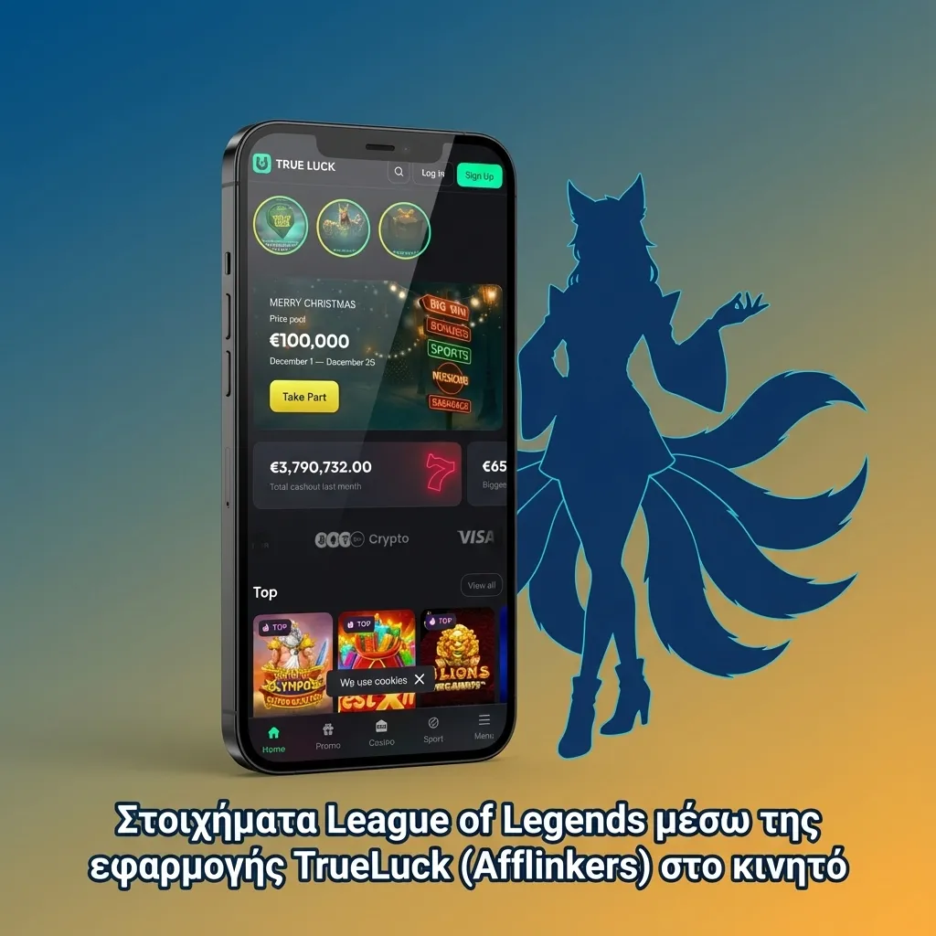 Προσφορά καλωσορίσματος TrueLuck για League of Legends με μεγάλα bonus και δωρεάν περιστροφές σε καζίνο και στοιχήματα