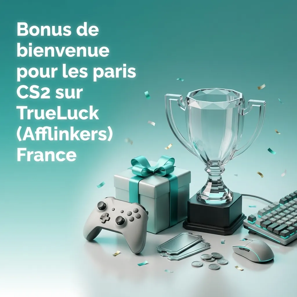 Bannière TrueLuck Afflinkers France : bonus de bienvenue CS2, 250 % jusqu’à 4 000 € + 175 tours gratuits et offres paris sportifs