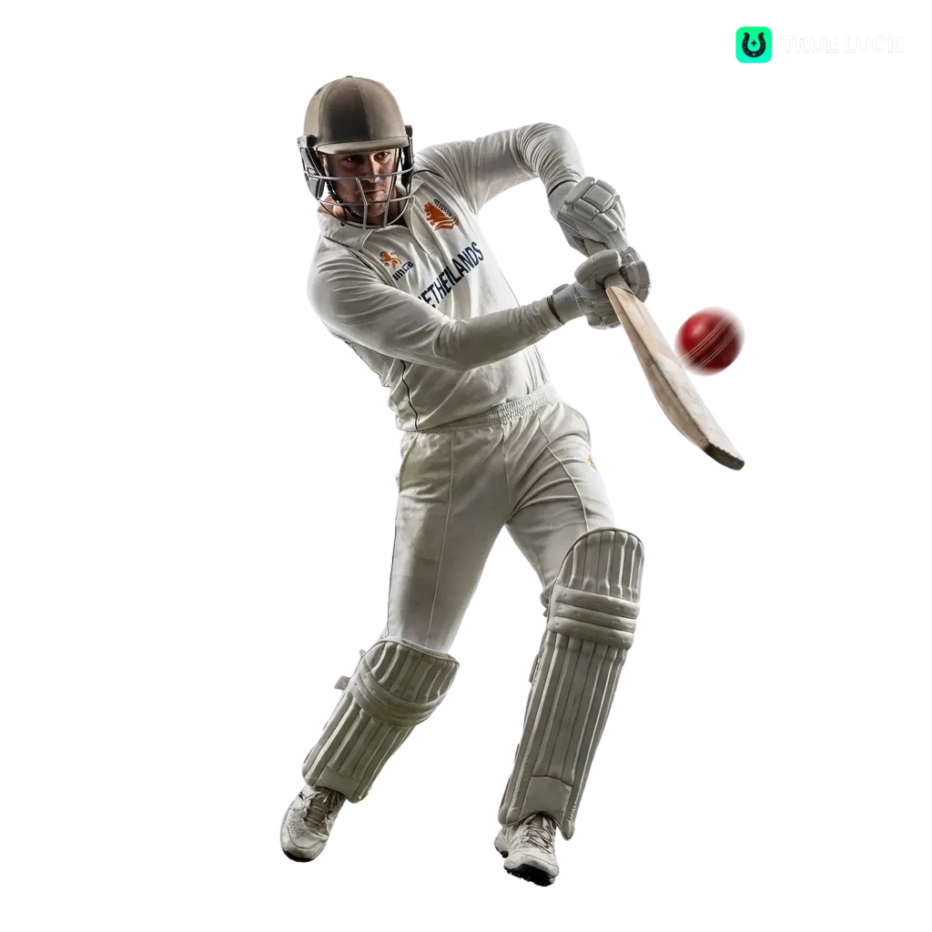 Banner voor TrueLuck cricket wedden in Nederland met promo-aanbod en bonusbedragen voor nieuwe sportgebruikers