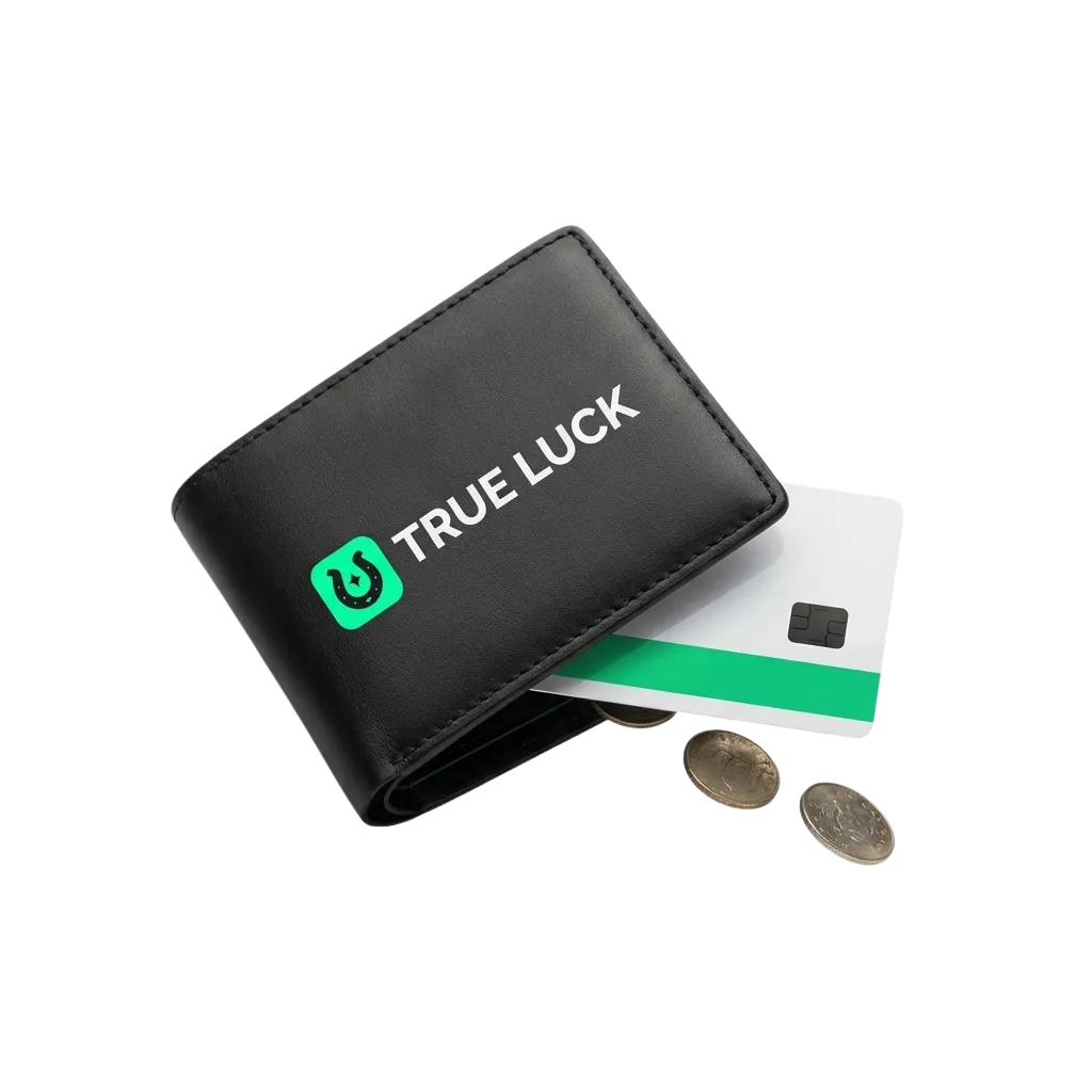 Infografía de métodos de pago TrueLuck en España: bancos, tarjetas, Revolut, Apple Pay, Google Pay y criptomonedas.