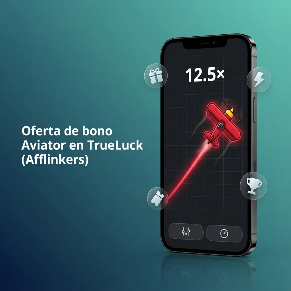 Banner de promoción Aviator en TrueLuck con bono de bienvenida 250 % hasta 4000 €, tiradas gratis y oferta de casino en vivo