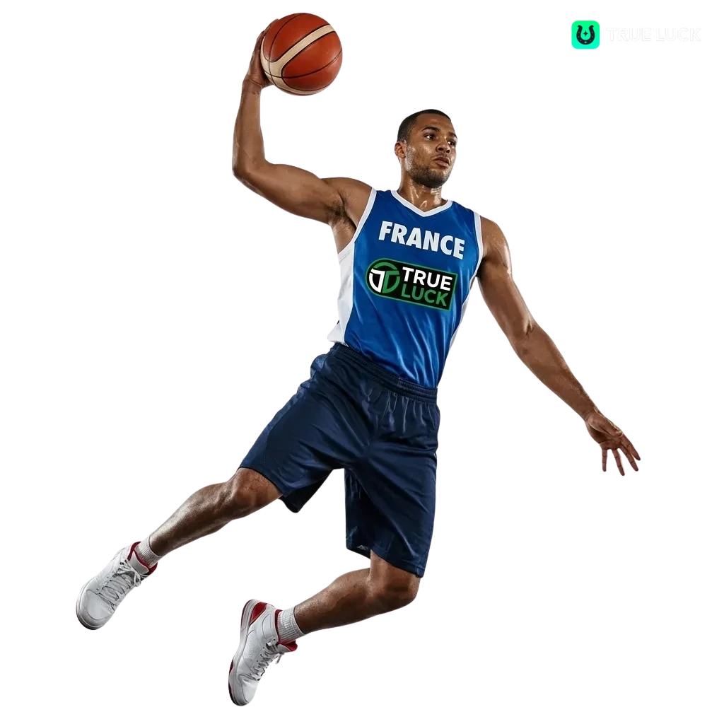 Bannière TrueLuck Afflinkers pour paris basket en ligne en France, avec offres de bienvenue et matchs de grandes ligues