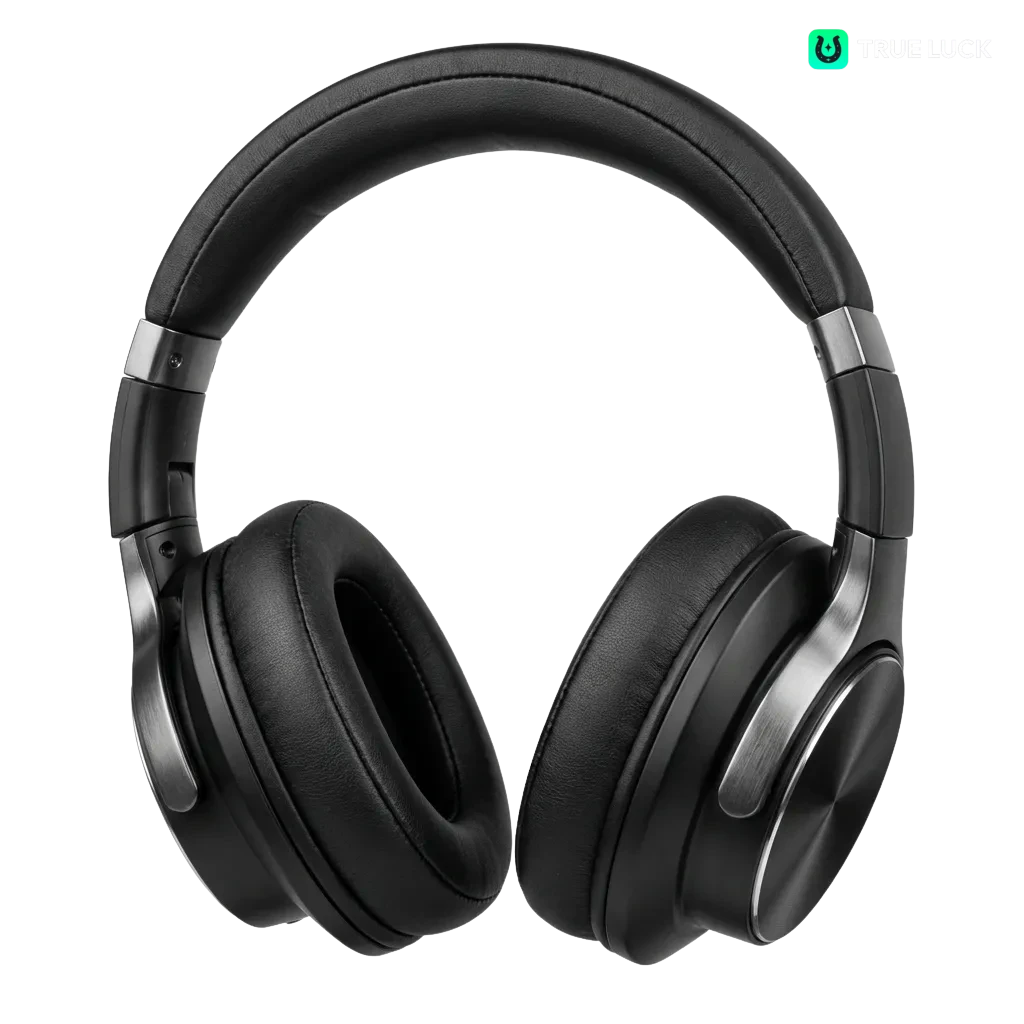 Ilustración de soporte TrueLuck España con iconos de chat, teléfono, email y mensajería disponibles 24/7 en español e inglés