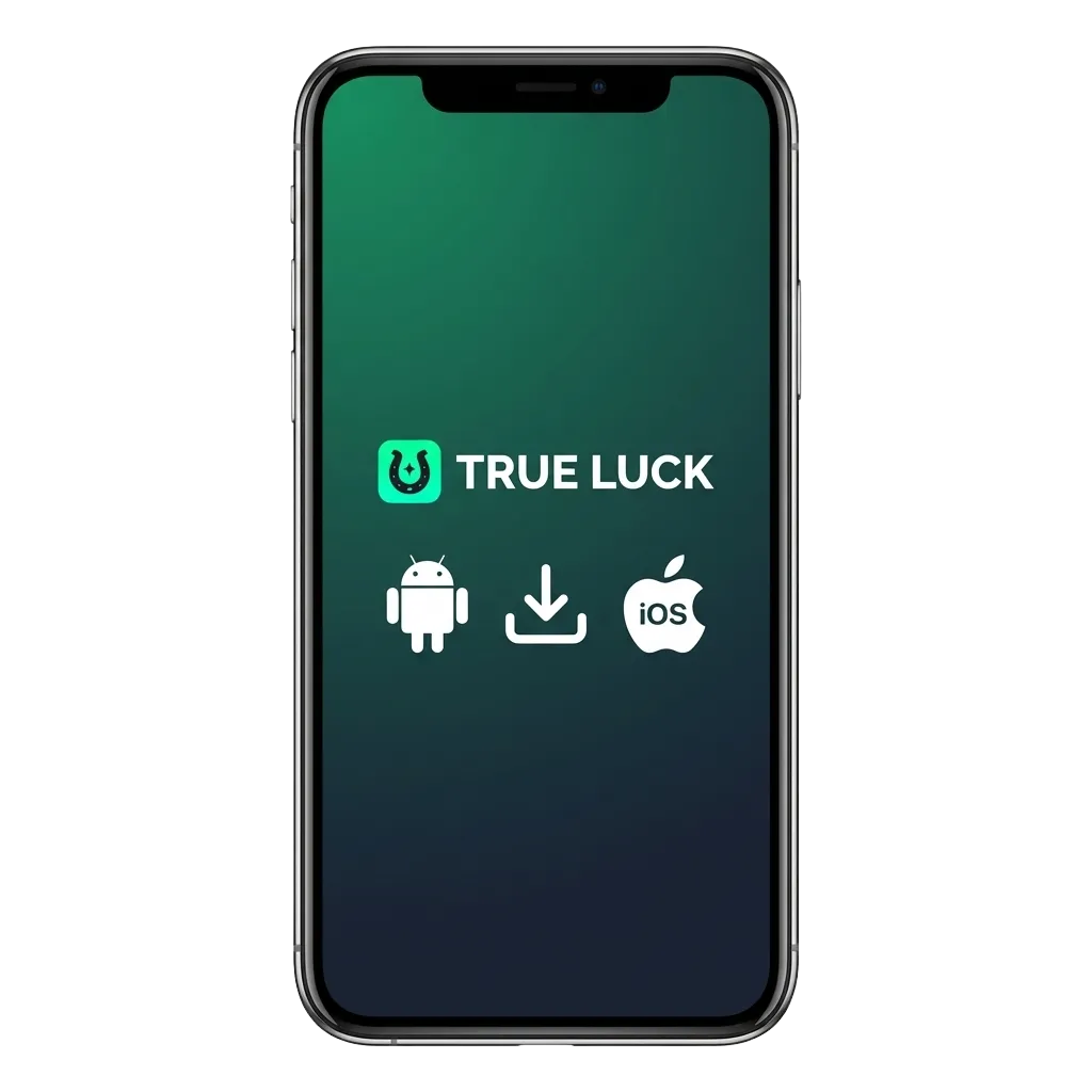 Visuel promo TrueLuck mobile: appli casino et paris sportifs avec offre de bienvenue bonus et free spins en France