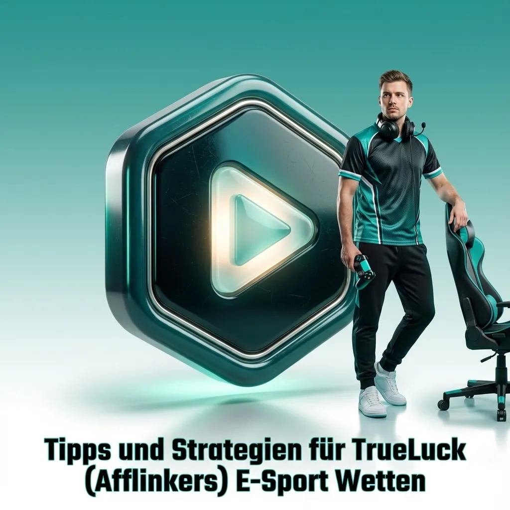 Grafik zu E-Sport Wettstrategien mit Tipps zu Bankroll, Analyse, Quotenvergleich und kontrolliertem Spielen
