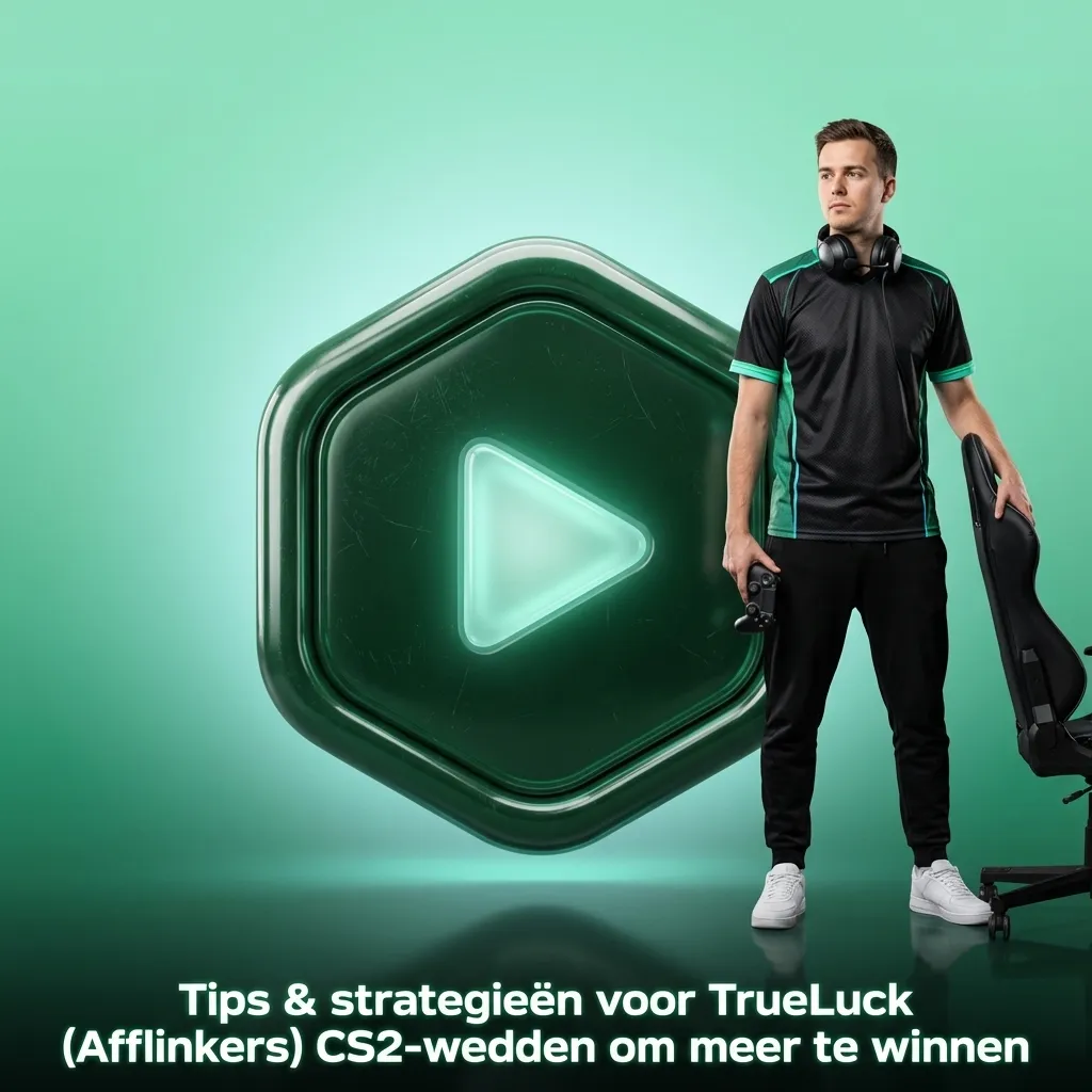 Infographic met tips voor gecontroleerd CS2-wedden op TrueLuck: bankrollbeheer, mapanalyse, odds en wedlogboek.