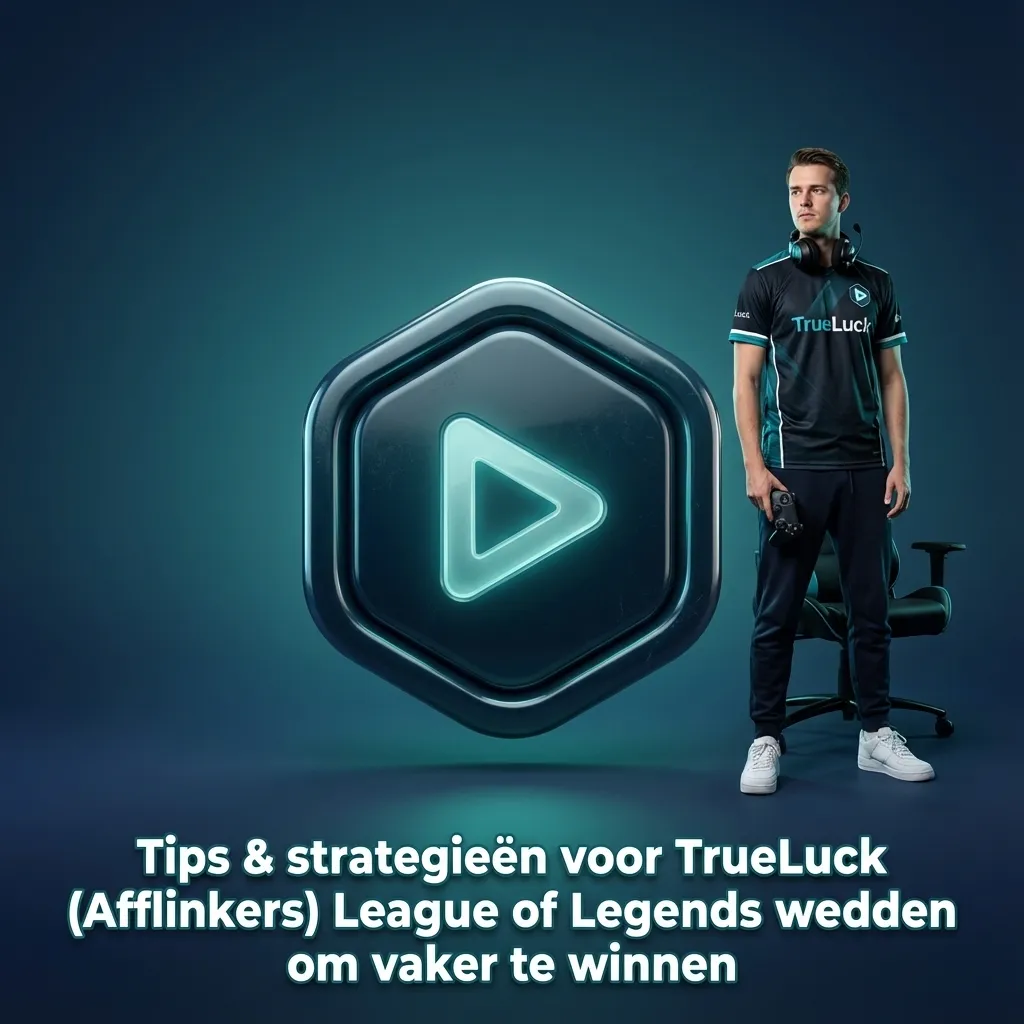 Illustratie van League of Legends esports met TrueLuck wedplatform, grafieken, odds en tips voor slimmer wedden