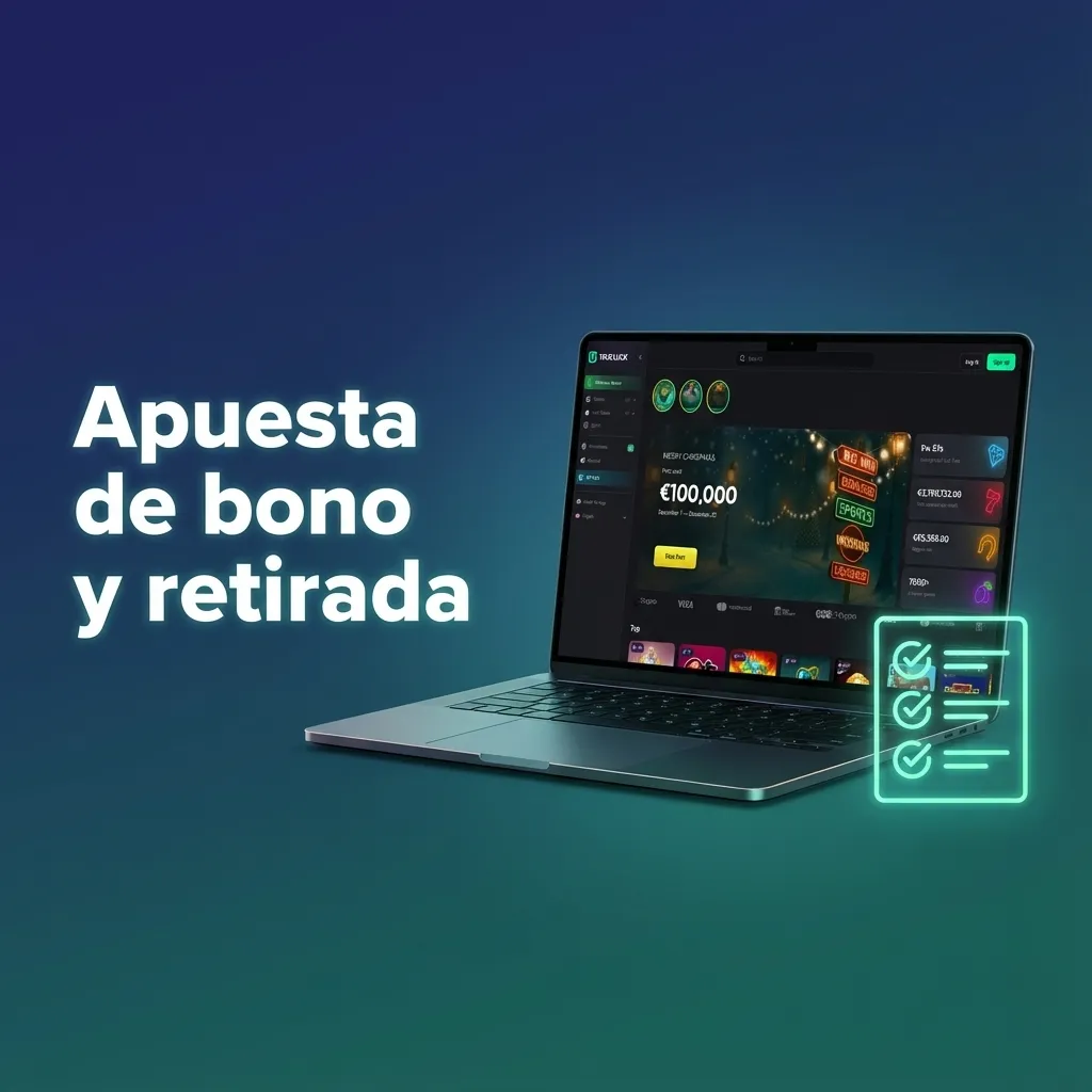 Ilustración de saldo real y de bono separados con requisitos de apuesta antes de permitir la retirada de ganancias