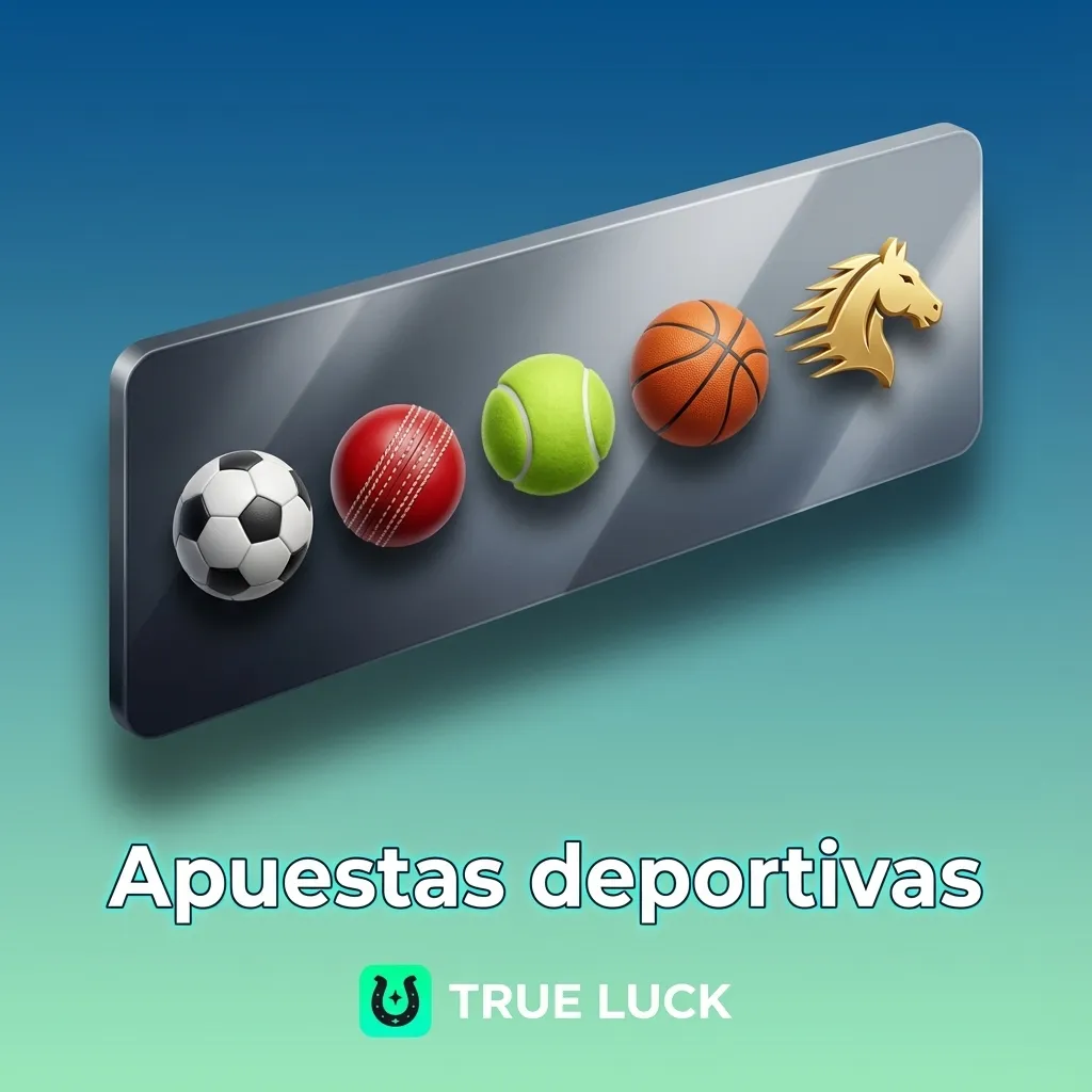 Interfaz de casa de apuestas deportivas con fútbol, tenis, baloncesto y otros deportes destacados en pantalla