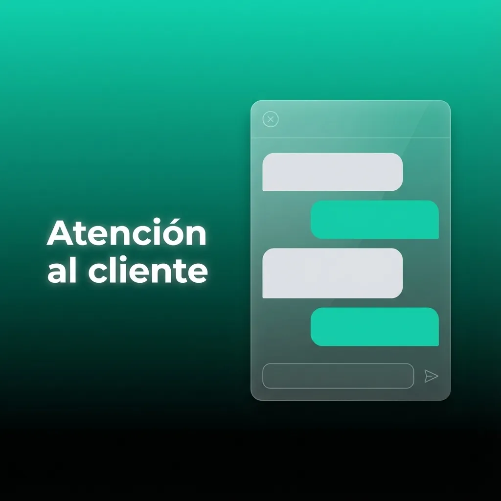 Ilustración de soporte al cliente con chat en vivo, correo, FAQ y redes sociales para resolver dudas sobre retiradas