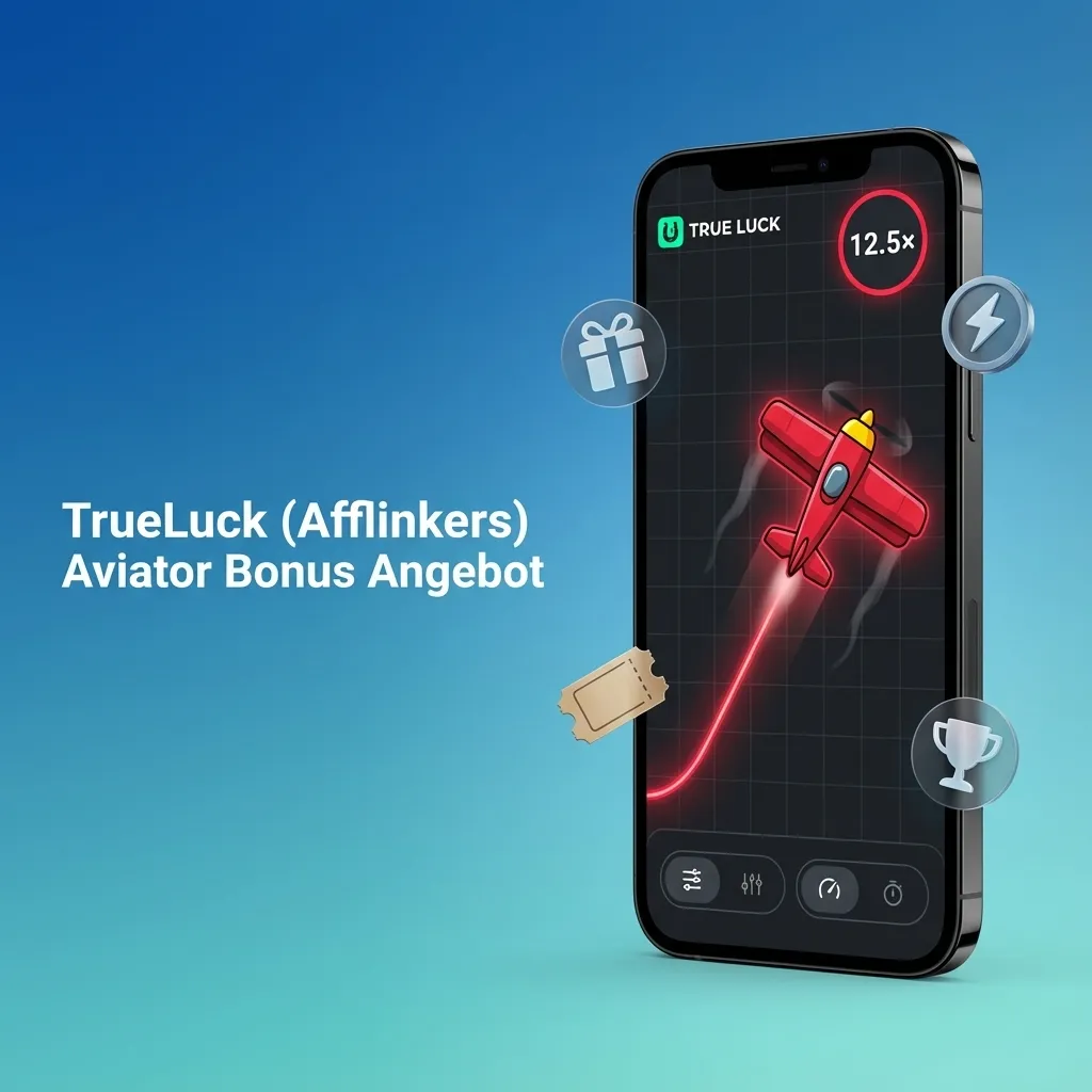TrueLuck Aviator Bonus Angebot mit bis zu 250 % Bonus, 4.000 € und 175 Freispielen für neue Spieler in deutscher Sprache