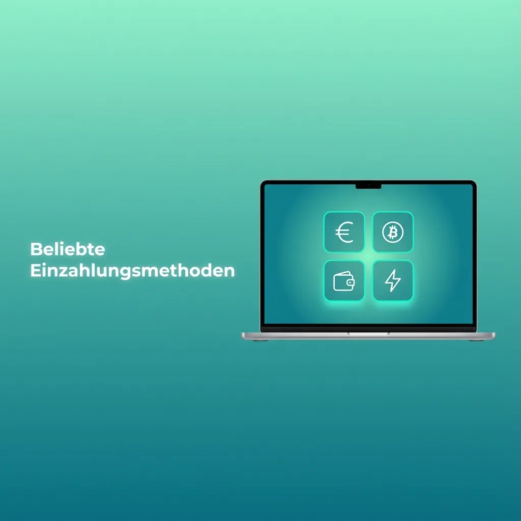 Grafik mit beliebten Einzahlungsmethoden bei TrueLuck: Banküberweisung, Kreditkarten, Revolut, Apple Pay, Google Pay, Kryptowährungen