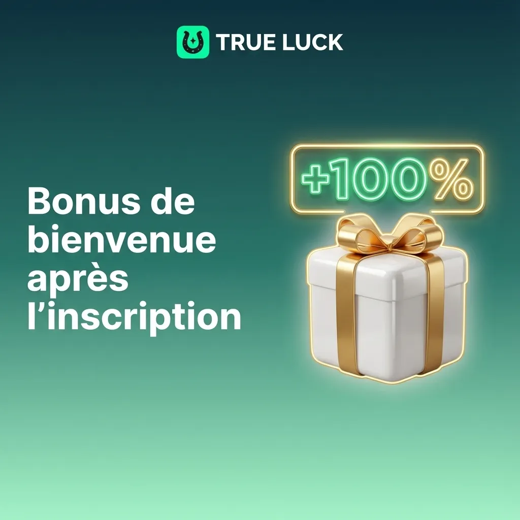 Tableau expliquant le pack de bienvenue : bonus casino, live casino et paris sportifs après inscription et premier dépôt