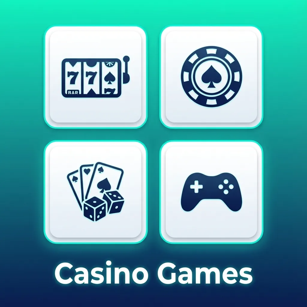 Online casino lobby screen showing slots, roulette, blackjack, live dealer tables, and various game categories