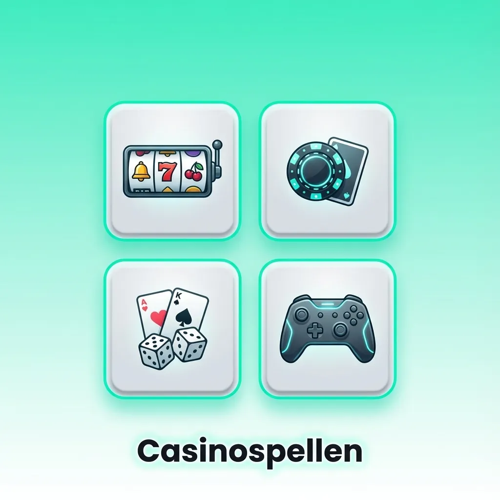 Online casino lobby met categorieën als slots, roulette, blackjack, live tafels en game shows voor Nederlandse spelers