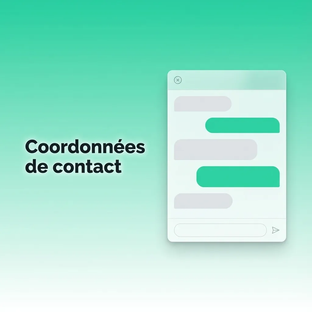 Icône contact avec chat, e-mail, formulaire, FAQ et adresse, service client 24h/24 pour paris sportifs et casino