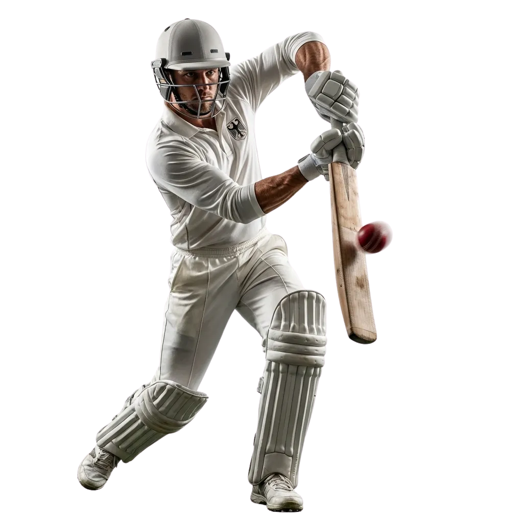 TrueLuck (Afflinkers) Cricket Wetten: Bildschirm mit Bonusangeboten, Quoten und Cricket-Spielfeld im Hintergrund