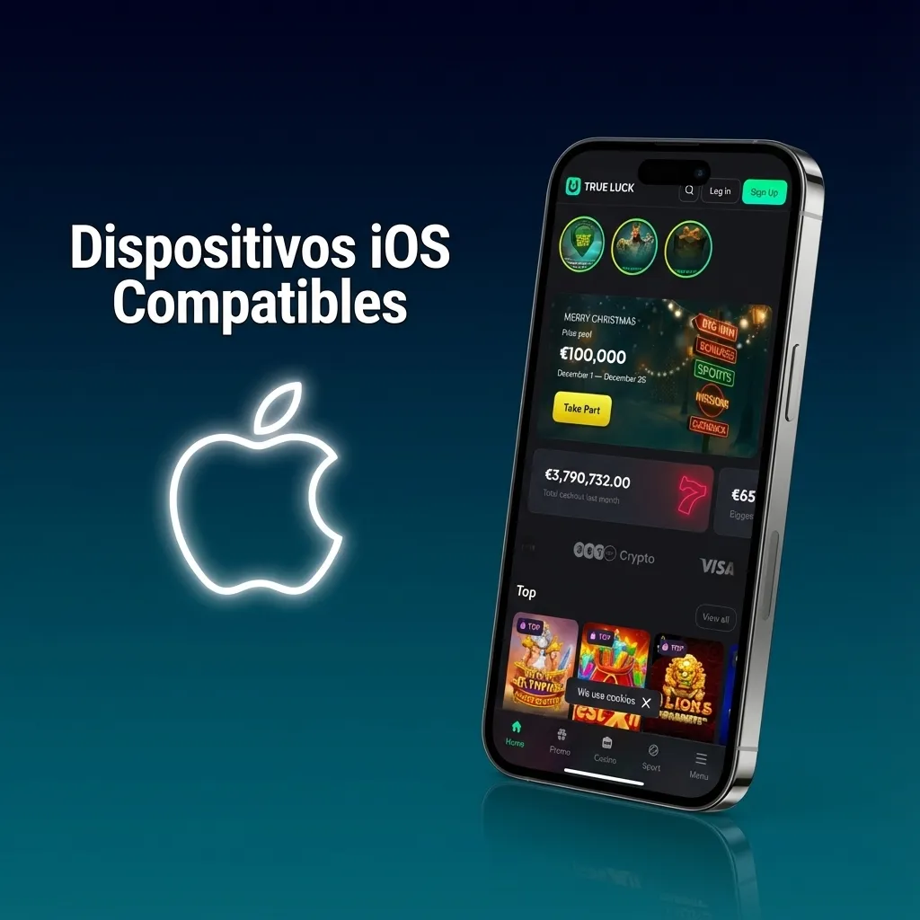 Lista de modelos iPhone, iPad y iPod touch compatibles con la app TrueLuck (Afflinkers) en iOS.