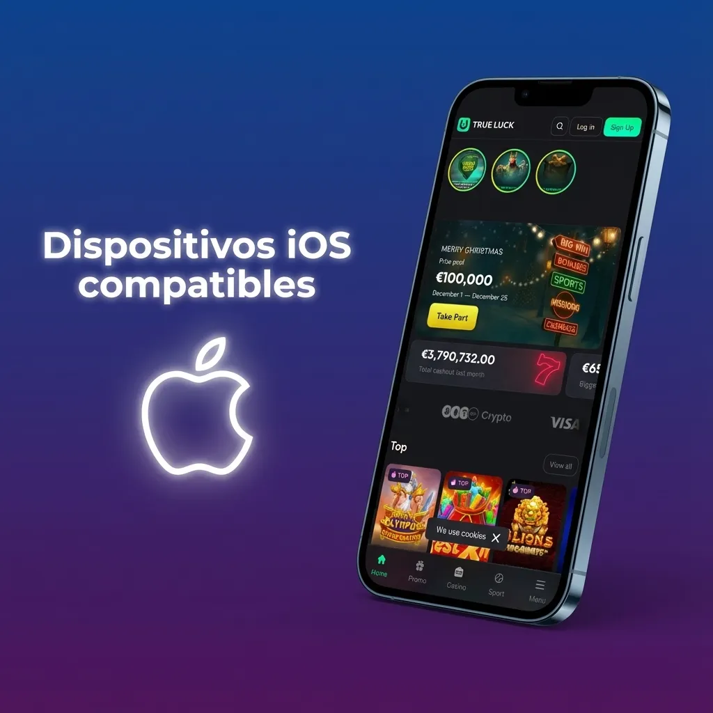 Lista de iPhones e iPads compatibles con la app TrueLuck (Afflinkers) en iOS, desde iPhone X hasta serie 15.