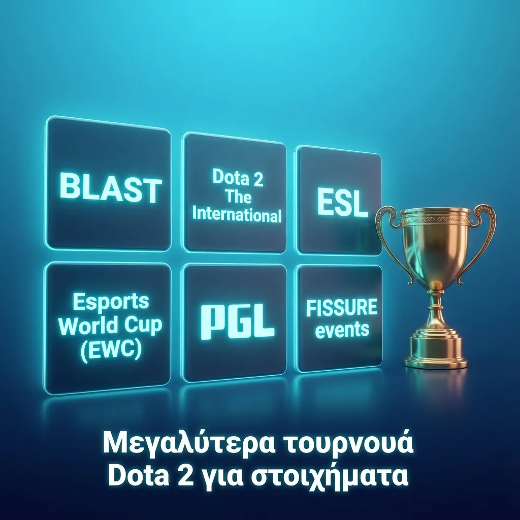 Οθόνη με αγώνα Dota 2 σε εξέλιξη, στάδιο γεμάτο θεατές και εικονίδια για στοιχήματα γύρω από τη δράση