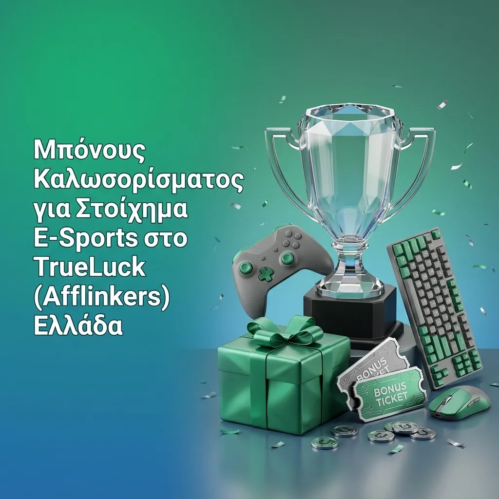 Προσφορά μπόνους καλωσορίσματος TrueLuck για esports στοίχημα, καζίνο και δωρεάν περιστροφές, με οδηγίες ενεργοποίησης