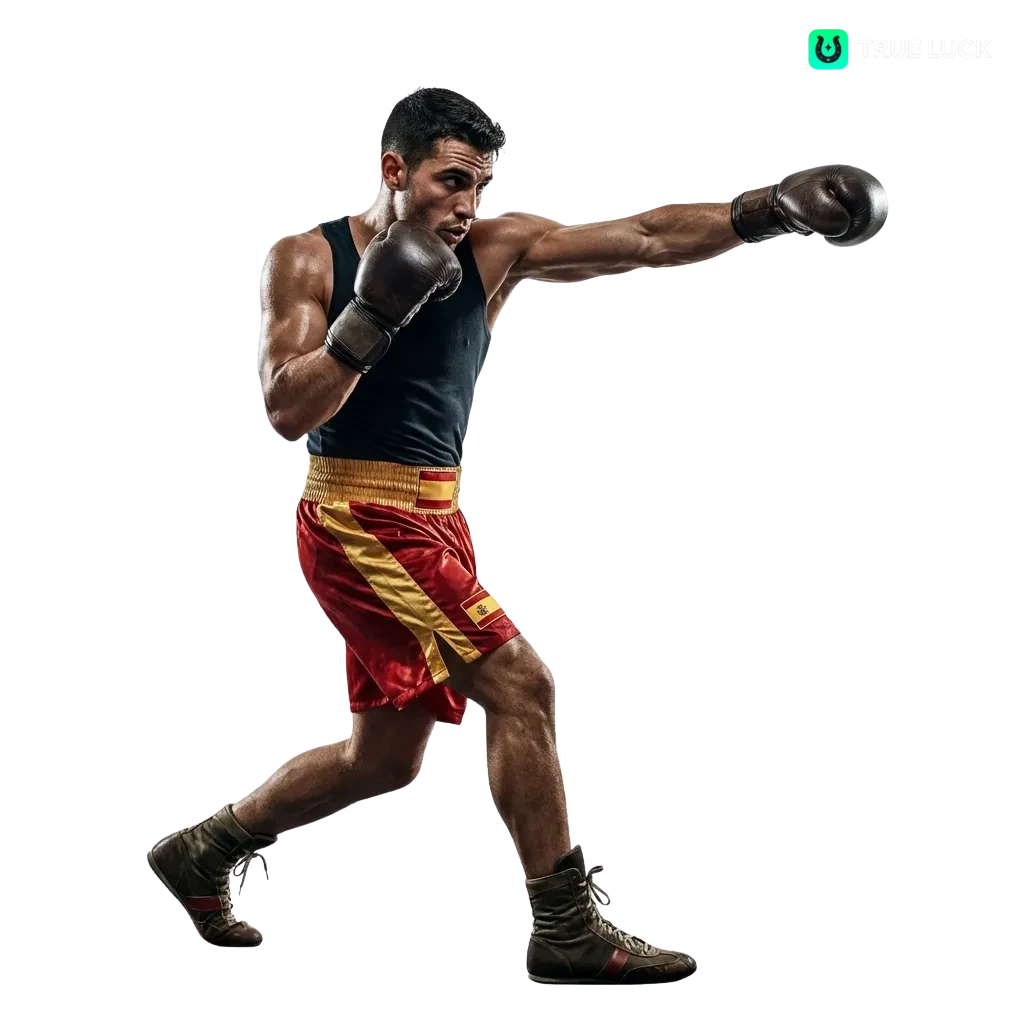 Pantalla de TrueLuck España con apuestas deportivas en vivo, casino online y bono de bienvenida destacado