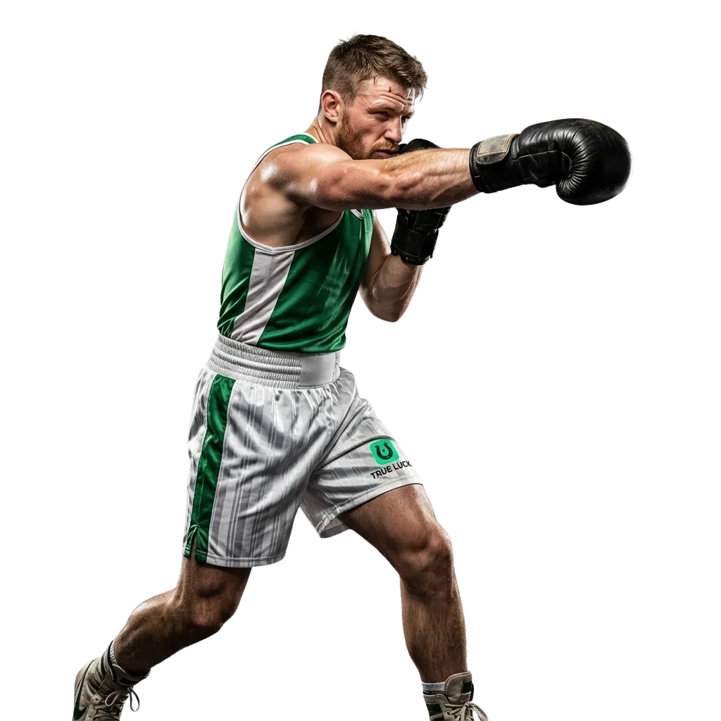 TrueLuck Ireland website showing sports betting, live casino, slots and welcome bonuses for new Irish players