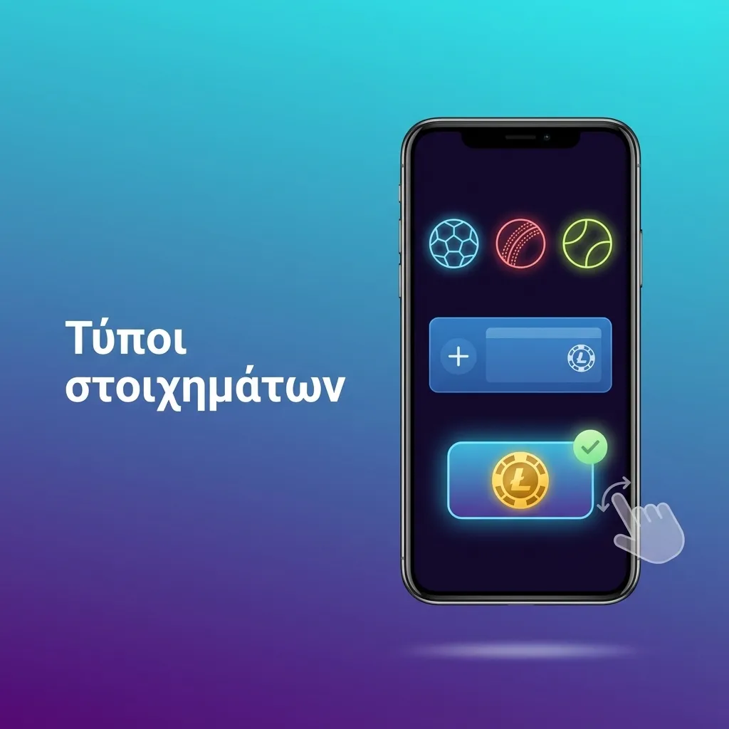 Γραφικό με τίτλο «Τύποι στοιχημάτων» που εξηγεί μονό, σύστημα και παρολί bets σε ελληνική πλατφόρμα στοιχημάτων