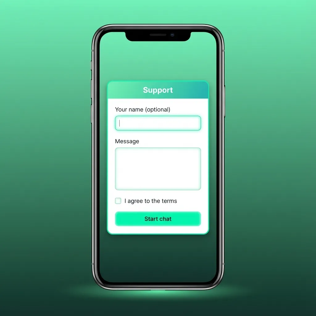 Klantenservice in de TrueLuck iOS app met live chat, e‑mail en FAQ voor Nederlandse spelersupport