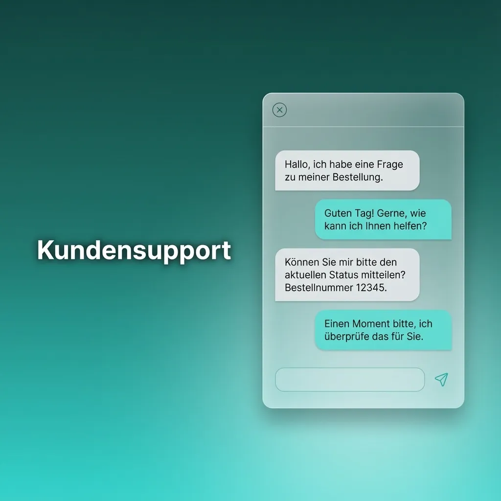 Illustration von Kundensupport: Live-Chat, E-Mail, FAQ und App-Support für Hilfe bei Auszahlungen und Kontofragen