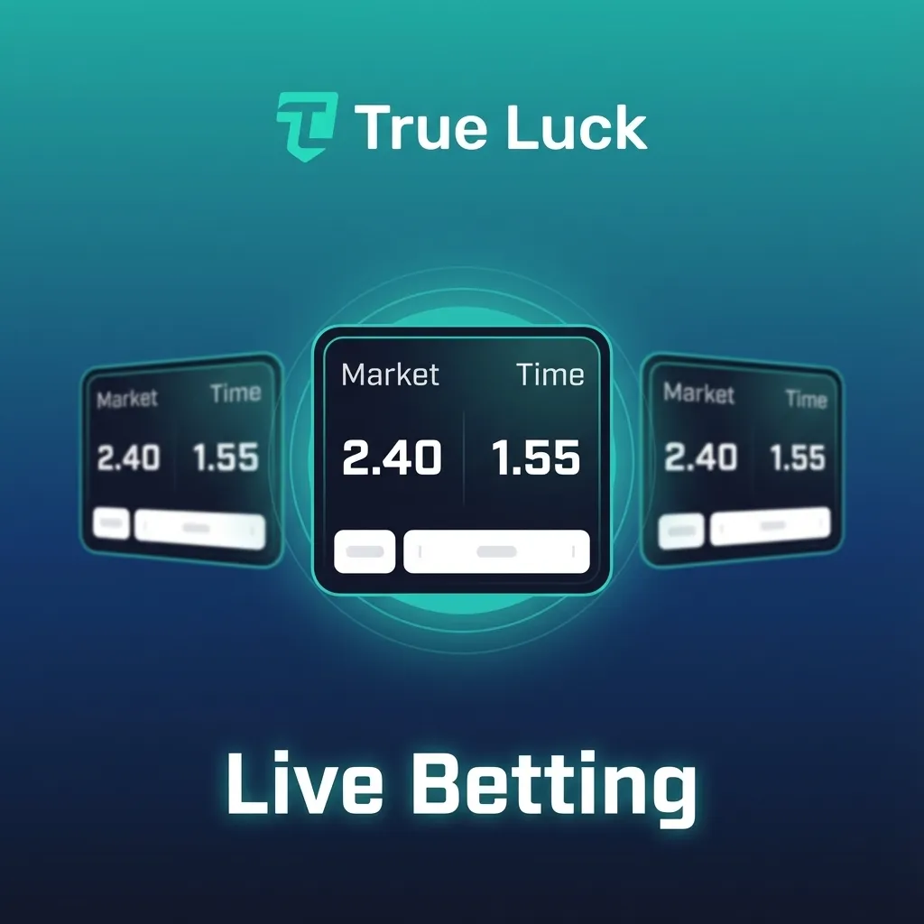 Irish bettor using TrueLuck live betting interface with dynamic odds, key stats, cash out and fast bet options