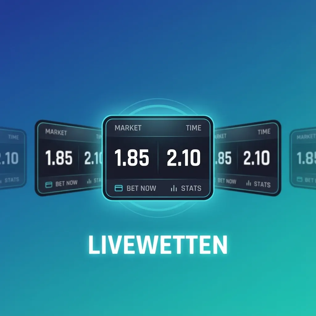 Screenshot der TrueLuck Livewetten-Oberfläche mit dynamischen Quoten, Statistiken und Zeitangaben zu laufenden Sportereignissen