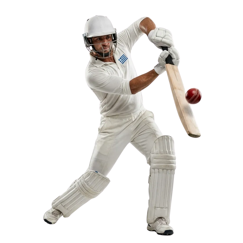 Έλληνας παίκτης στοιχηματίζει σε αγώνα κρίκετ στο TrueLuck σε laptop, με προσφορές καλωσορίσματος στην οθόνη