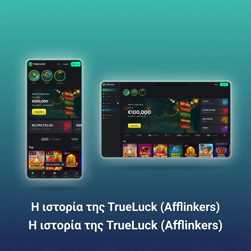 Χρονολόγιο TrueLuck (Afflinkers) με ίδρυση 2020, έδρα Λευκωσία, online στοίχημα και καζίνο για ελληνική αγορά