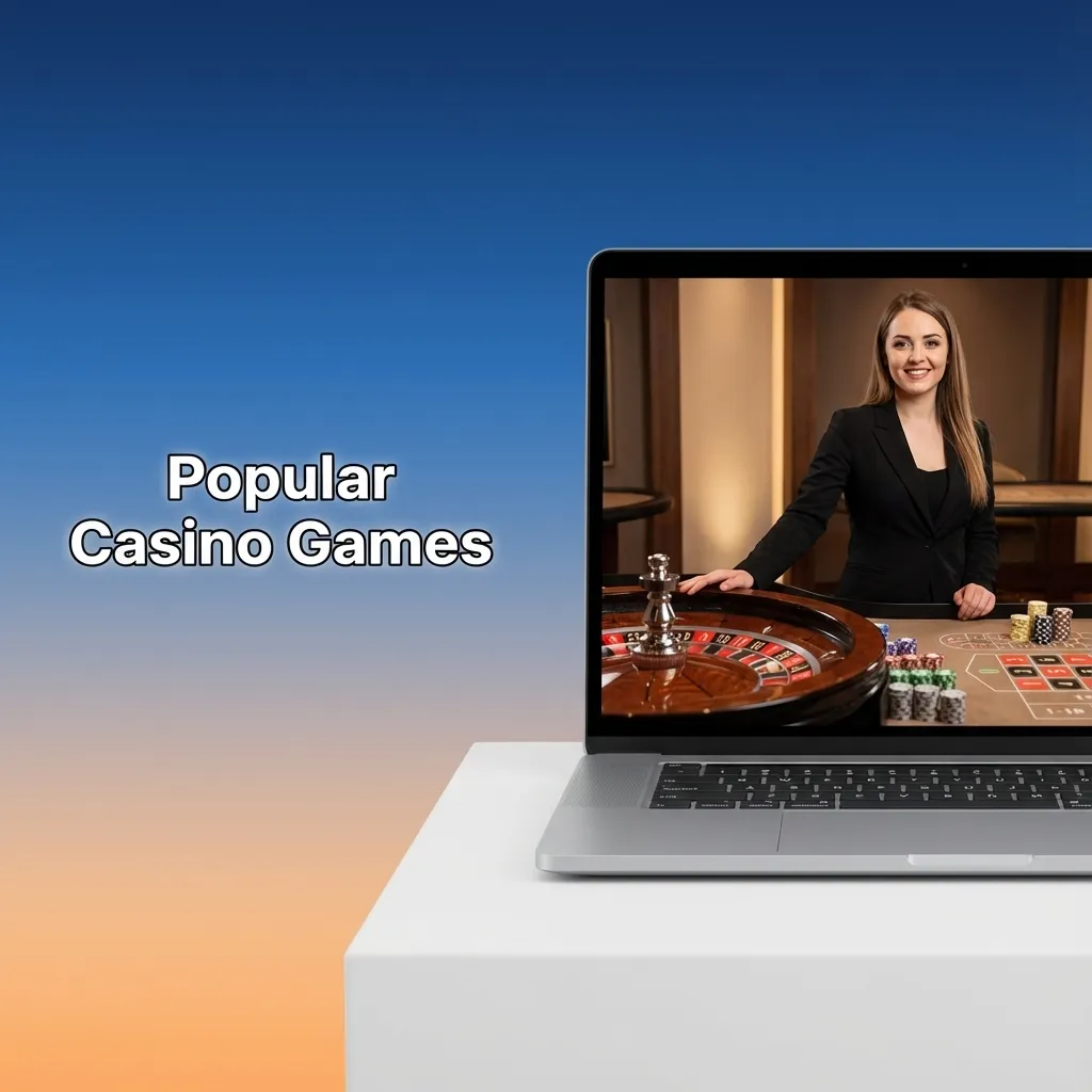 Grid of popular TrueLuck casino games, including slots, roulette and blackjack, with vibrant themed icons and titles.