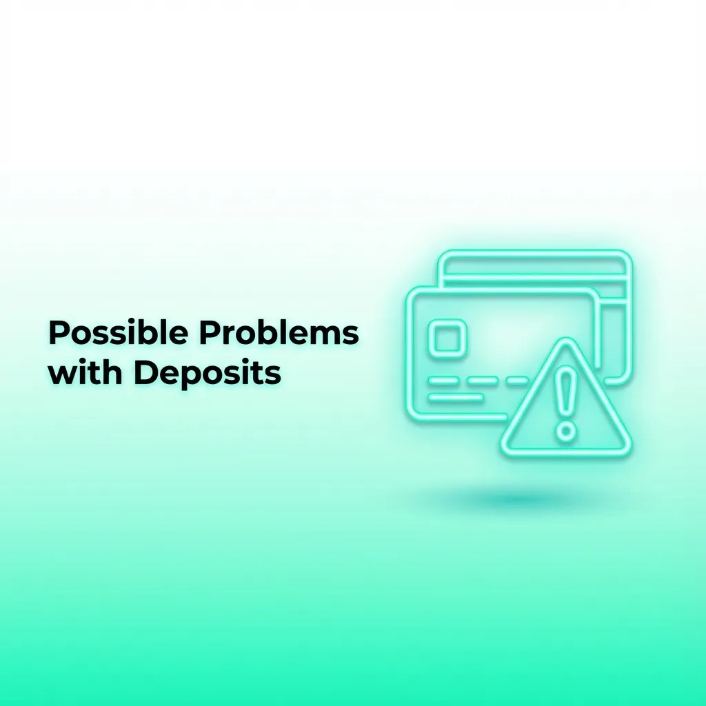 Illustration of a user resolving common online betting deposit issues on a banking and sportsbook interface