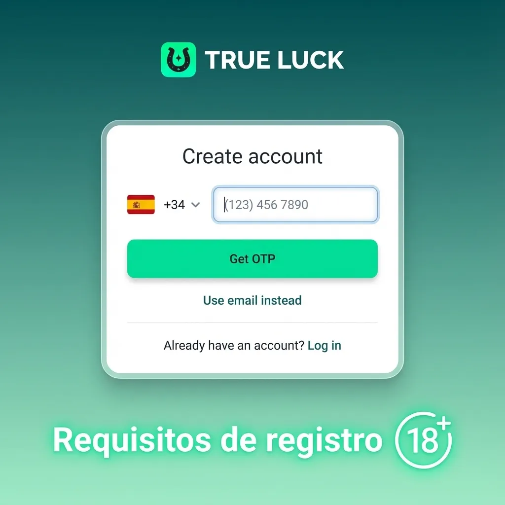 Infografía en español sobre requisitos de registro: mayoría de edad, residencia en España, datos reales y verificación con DNI/NIE