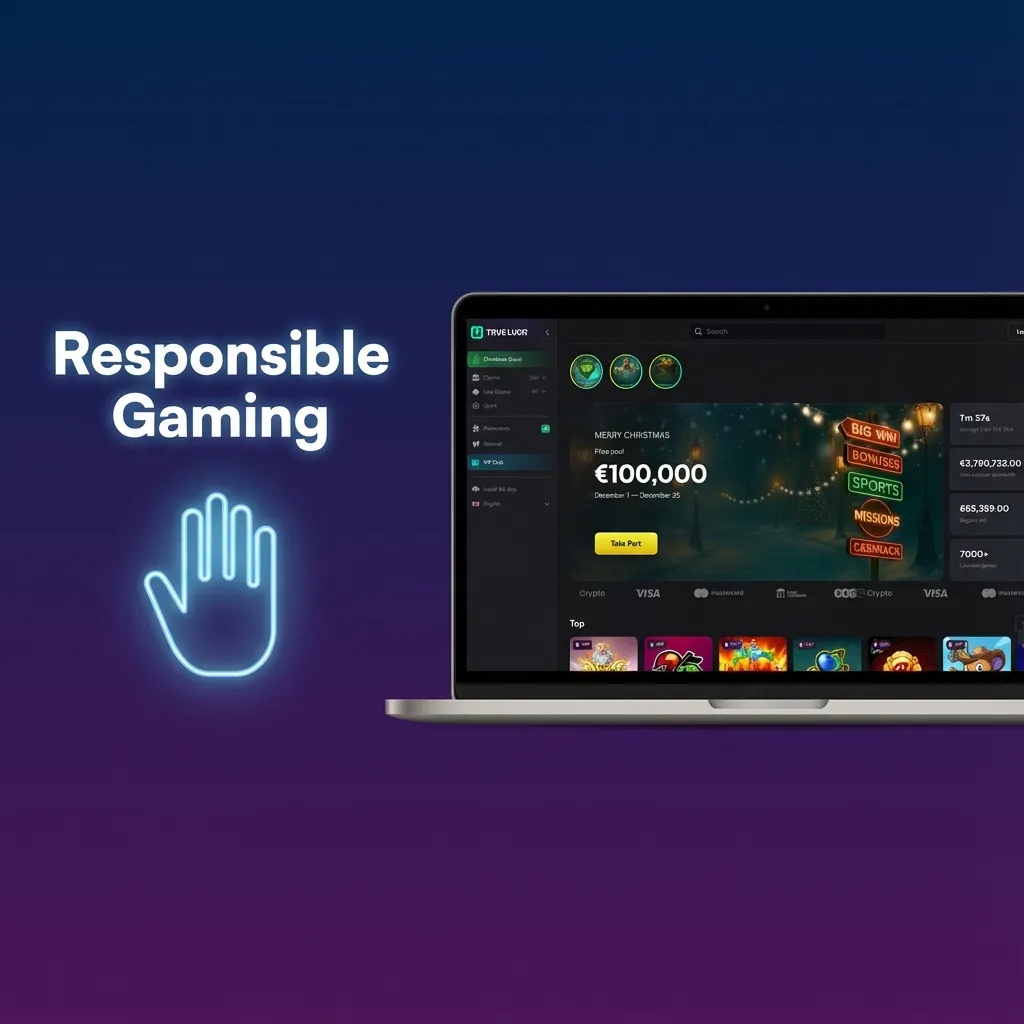 Banner titled “Responsible Gaming” showing a calm bettor setting limits on a betting app, promoting safe, controlled play