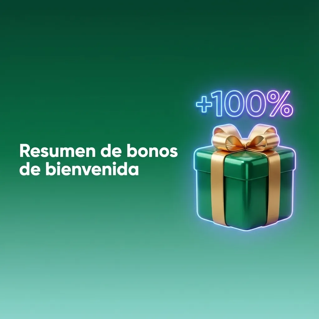 Tabla resumen de bonos de bienvenida: tragamonedas, casino en vivo y apuestas con porcentajes, topes, rollover y depósitos mínimos