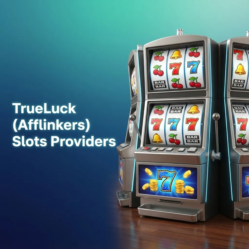 TrueLuck slots providers list showing logos and game counts for 10 major studios like Pragmatic Play and Play’n GO