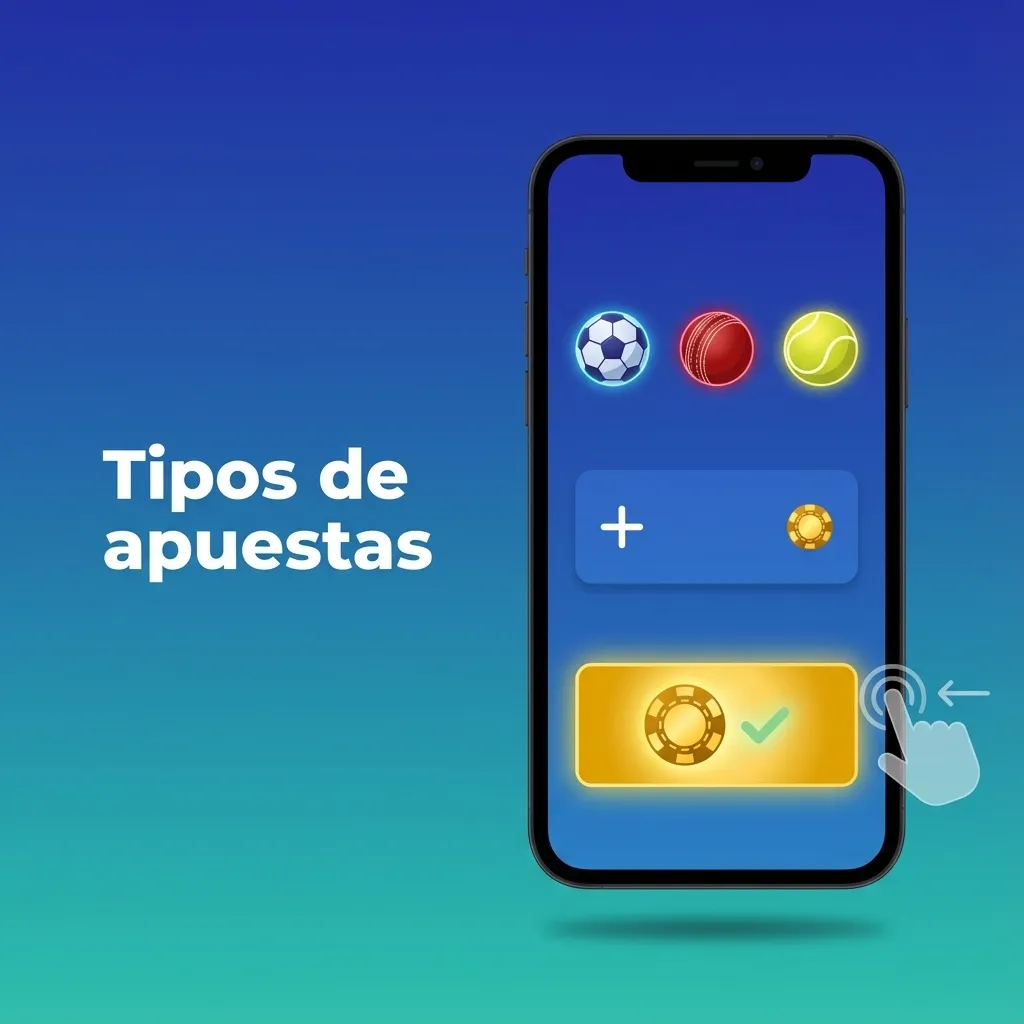 Ilustración de tres tipos de apuestas deportivas: simple, combinada (exprés) y de sistema, con diferente nivel de riesgo