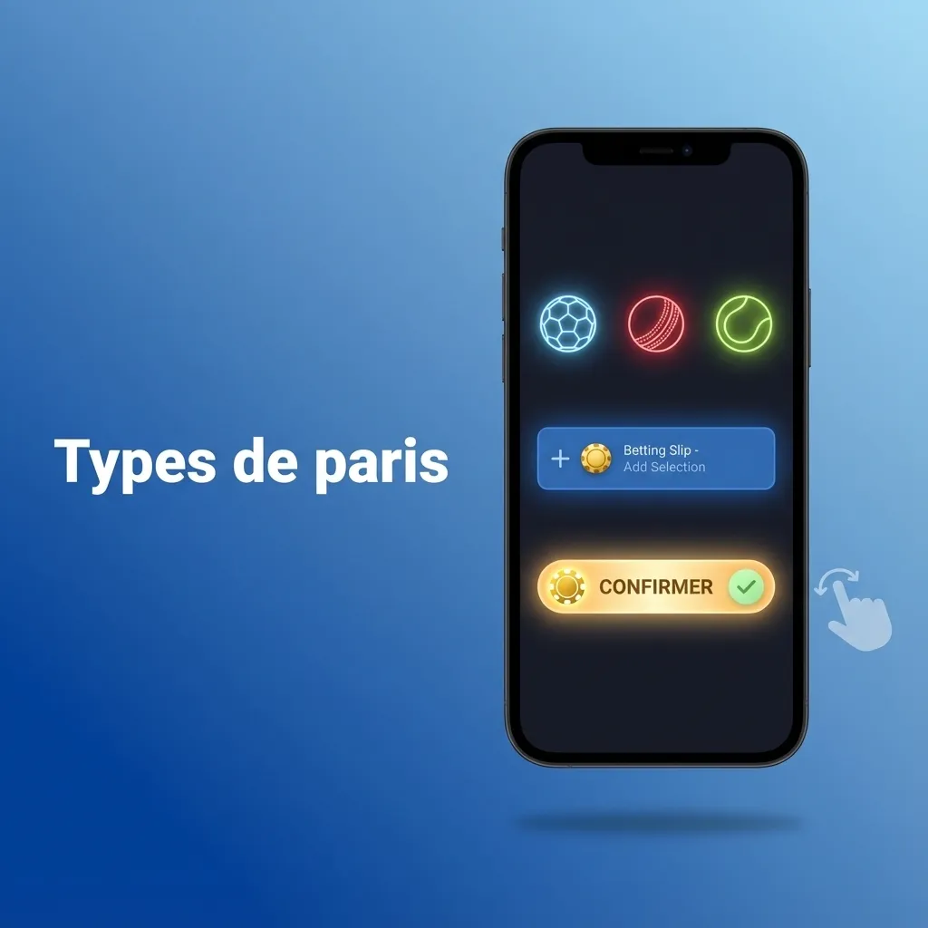 Illustration des types de paris TrueLuck : pari simple, combiné (express) et système, avec niveaux de risques et gains.