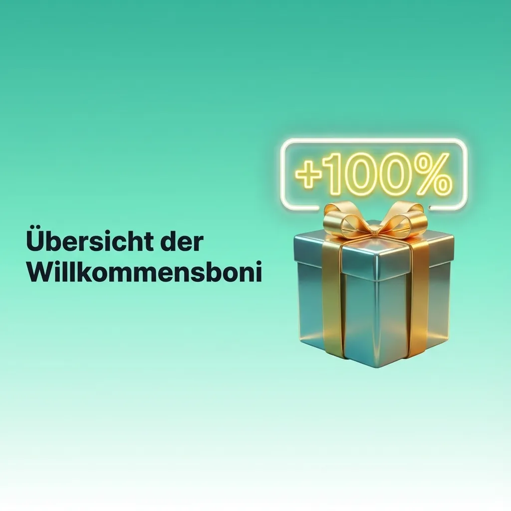 Tabelle mit TrueLuck Willkommensboni für Slots, Live-Casino und Sportwetten mit Prozenten, Maximalbeträgen und Umsatzbedingungen