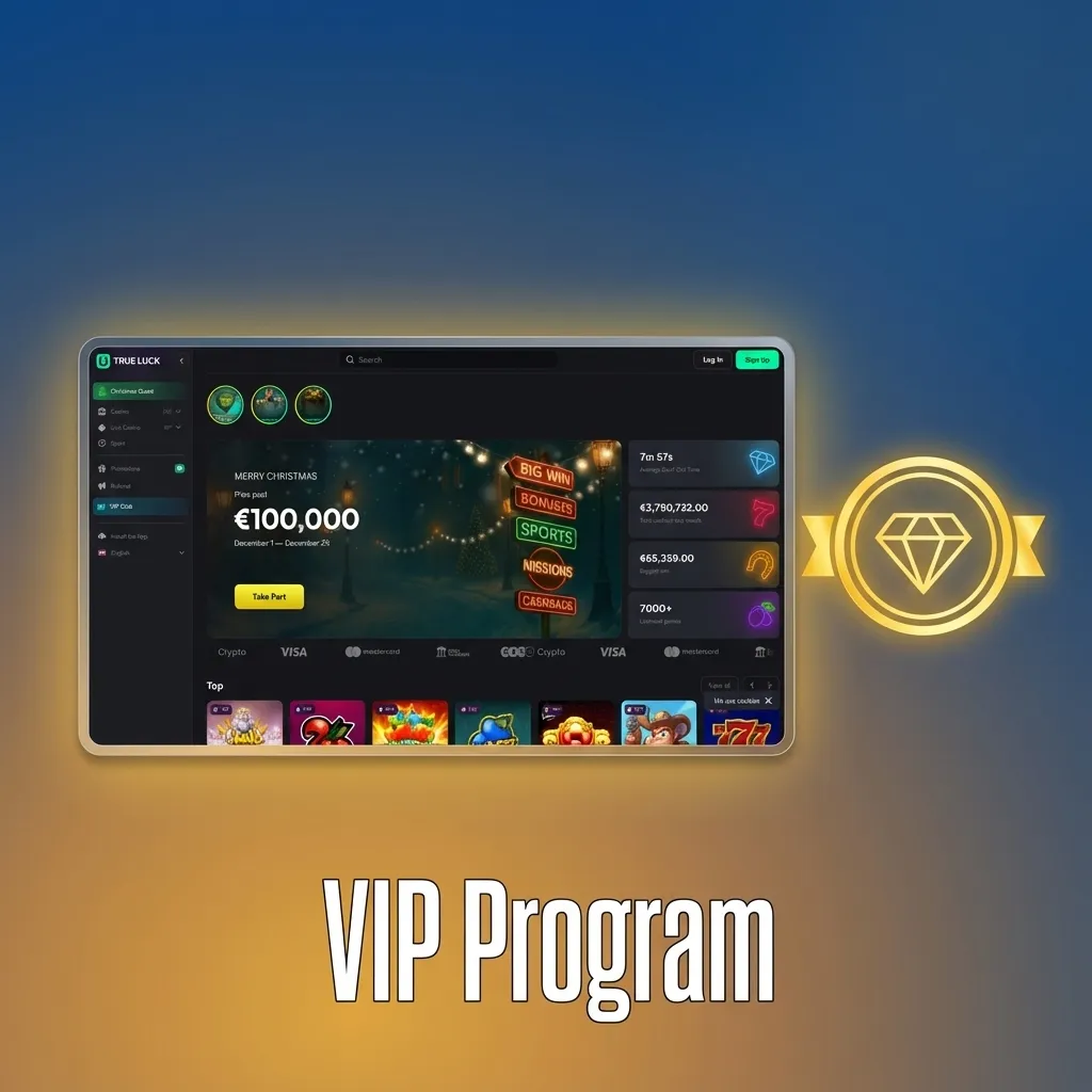 TrueLuck Afflinkers VIP loyalty program tiers for Ireland players, offering cashback, promos, faster withdrawals, and support