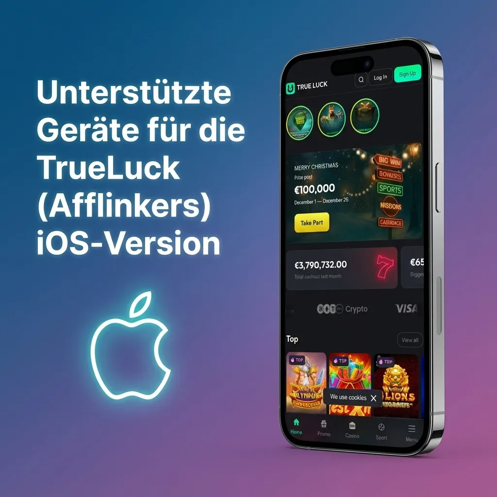Liste unterstützter Apple-Geräte für die TrueLuck (Afflinkers) iOS-PWA, inklusive iPhone- und iPad-Modelle