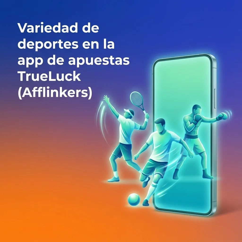 Pantalla de la app TrueLuck mostrando mercados de apuestas en vivo para fútbol, baloncesto, tenis y eSports