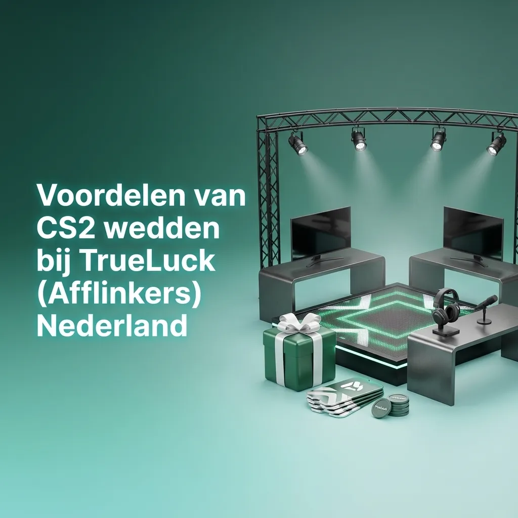 Nederlandse TrueLuck CS2 wedpagina met bonusaanbod, mobiele app en lijst met voordelen voor lokale esports wedders