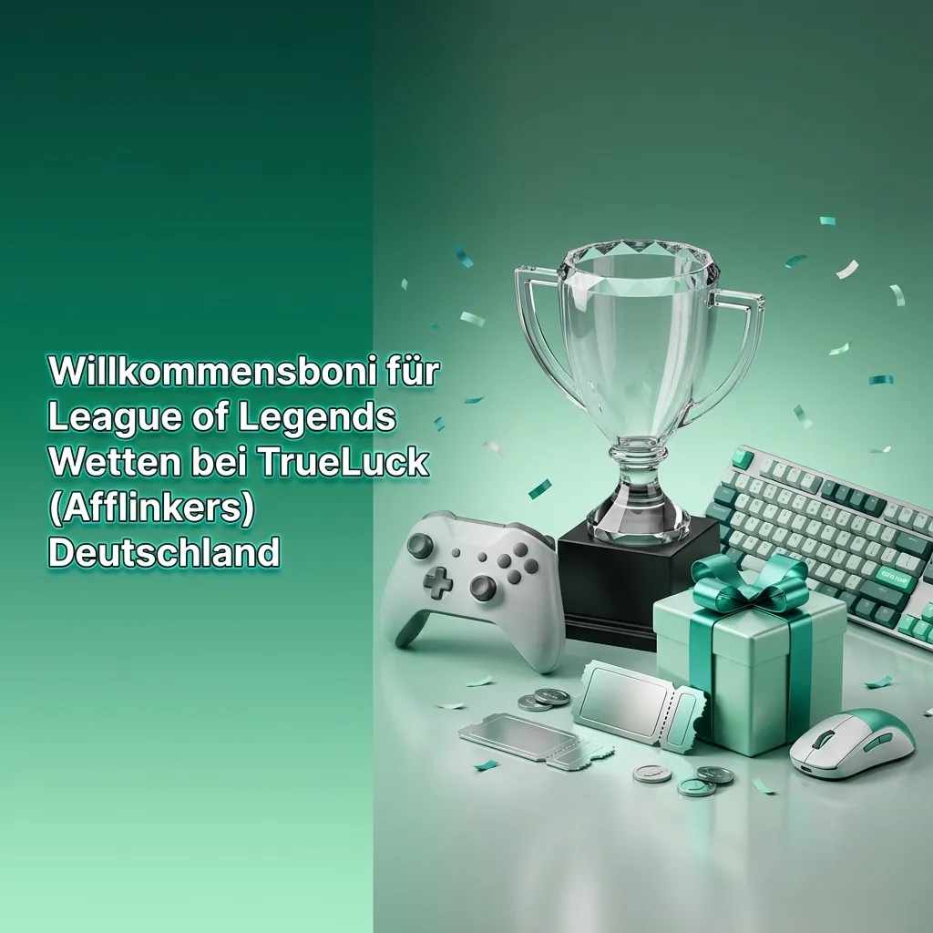 Banner mit League of Legends Motiven, TrueLuck Willkommensbonus 250 % bis 4.000 € und 175 Freispiele für neue Spieler