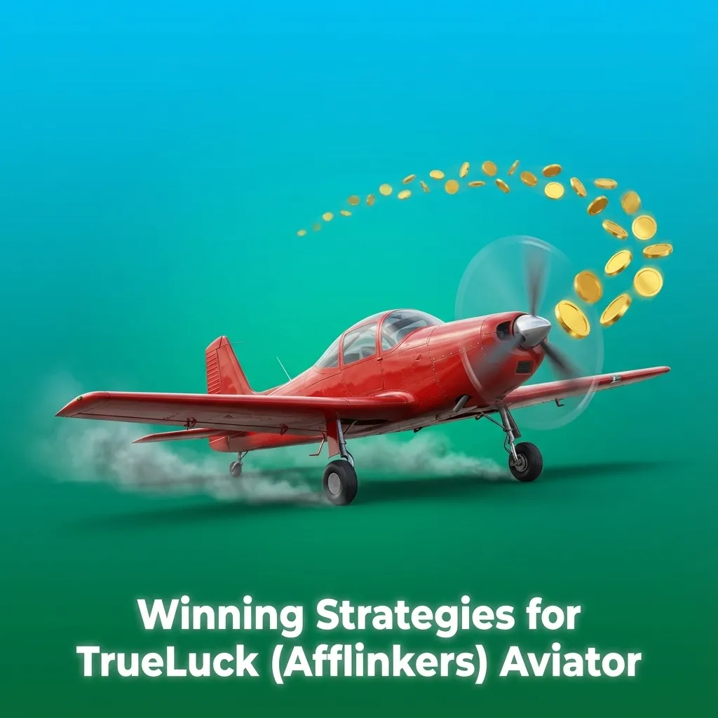 Illustrated guide showing TrueLuck Aviator game tips: two bets, budget limits, modest multipliers, no chasing losses, demo testing