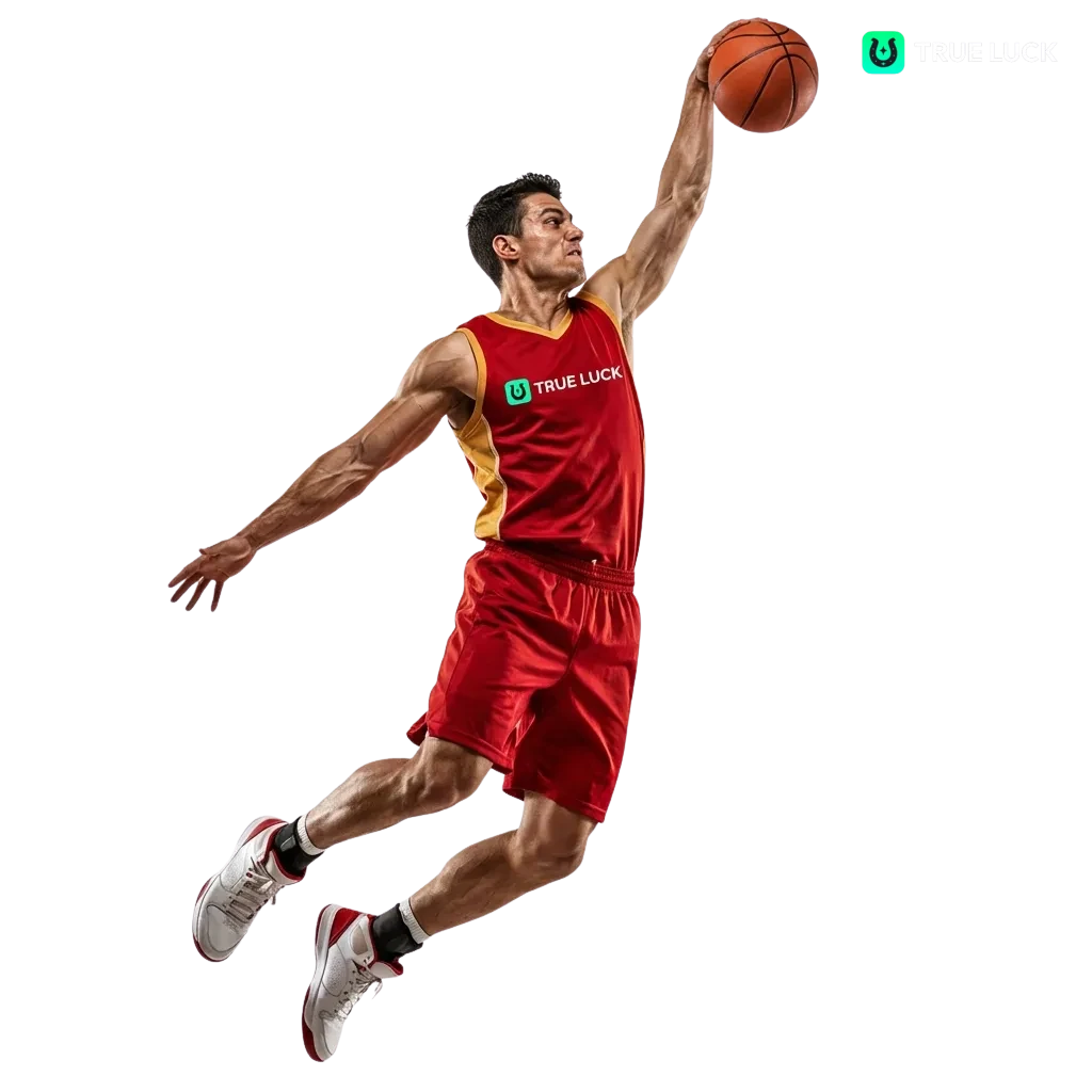 Interfaz de apuestas de baloncesto en TrueLuck mostrando cuotas de NBA, ACB y Euroliga en España